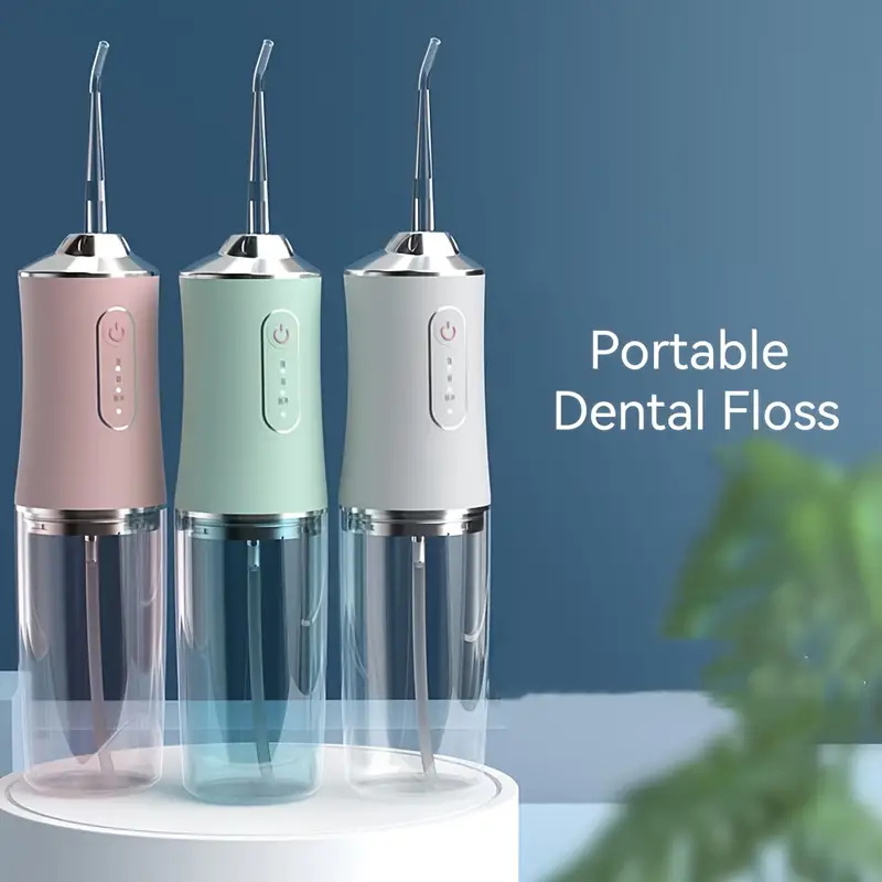 Oral Irrigator Flosser - Irigator Gigi Elektrik Portabel 220ml, Alat