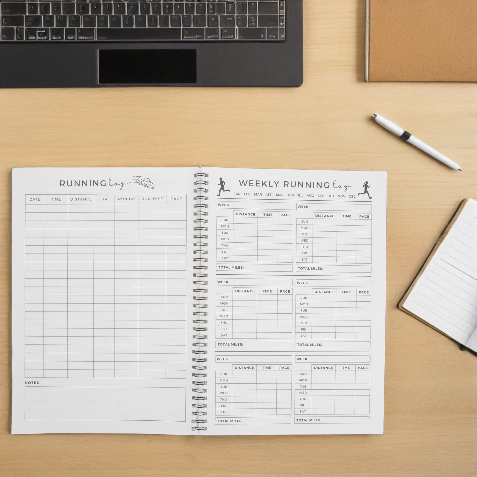 Fitness Journal Planner - Jurnal Perencana Kebugaran 11.7 X 8.5