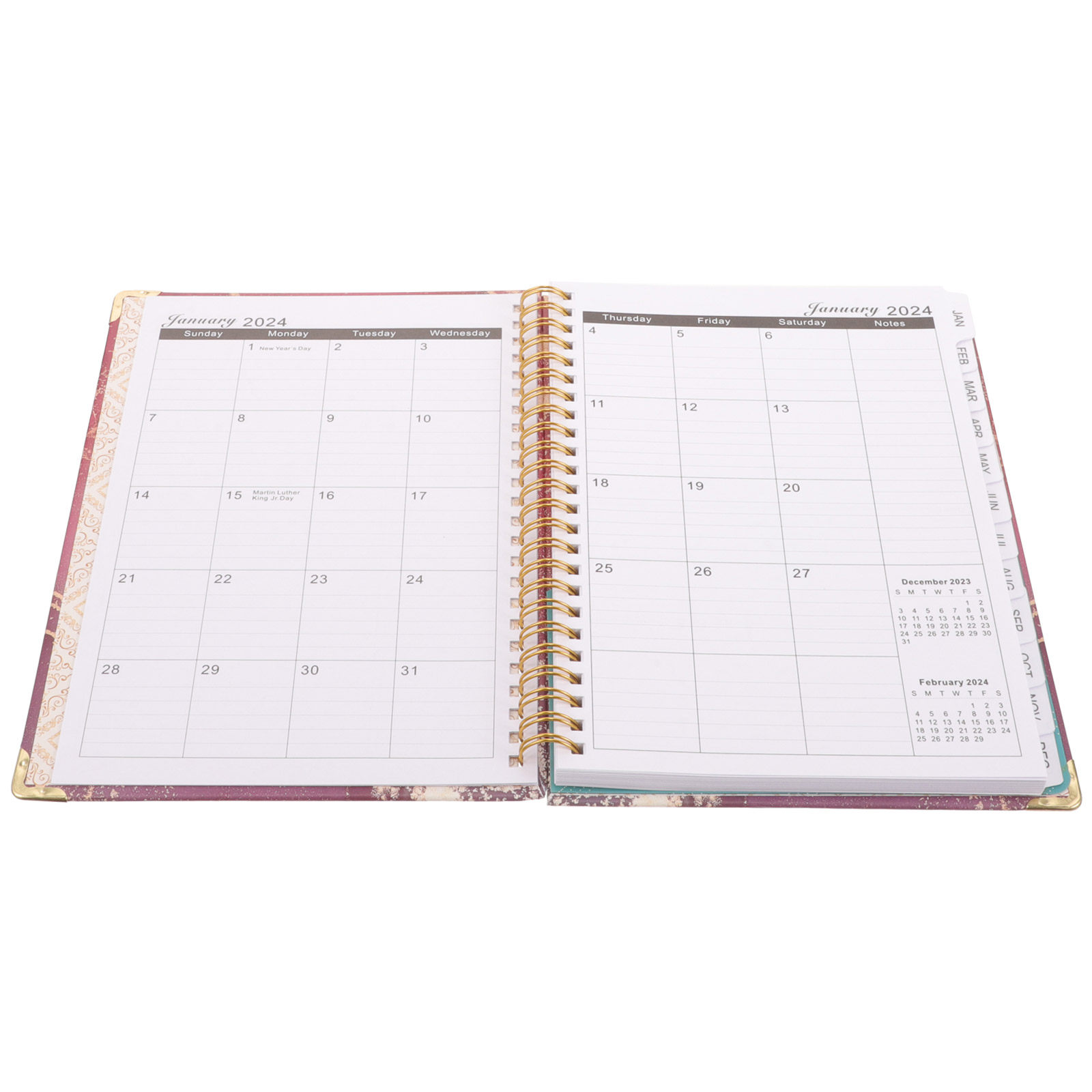 Fitness Journal Planner - Buku Catatan Spiral Multifungsi 2024, Jurnal