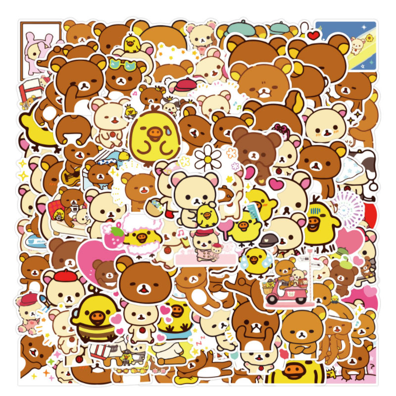 Fitness Journal Planner - 10/30/50/100 Buah Baru Rilakkuma Diy Telepon