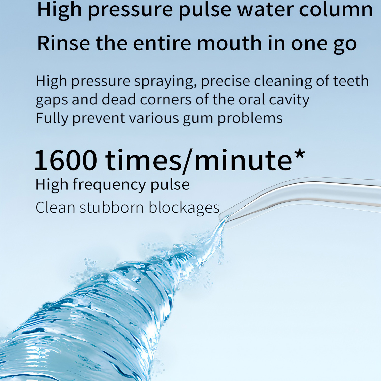 Alat Semprot Air Gigi Portabel - Oral Irrigator Flosser ulasan dan harga