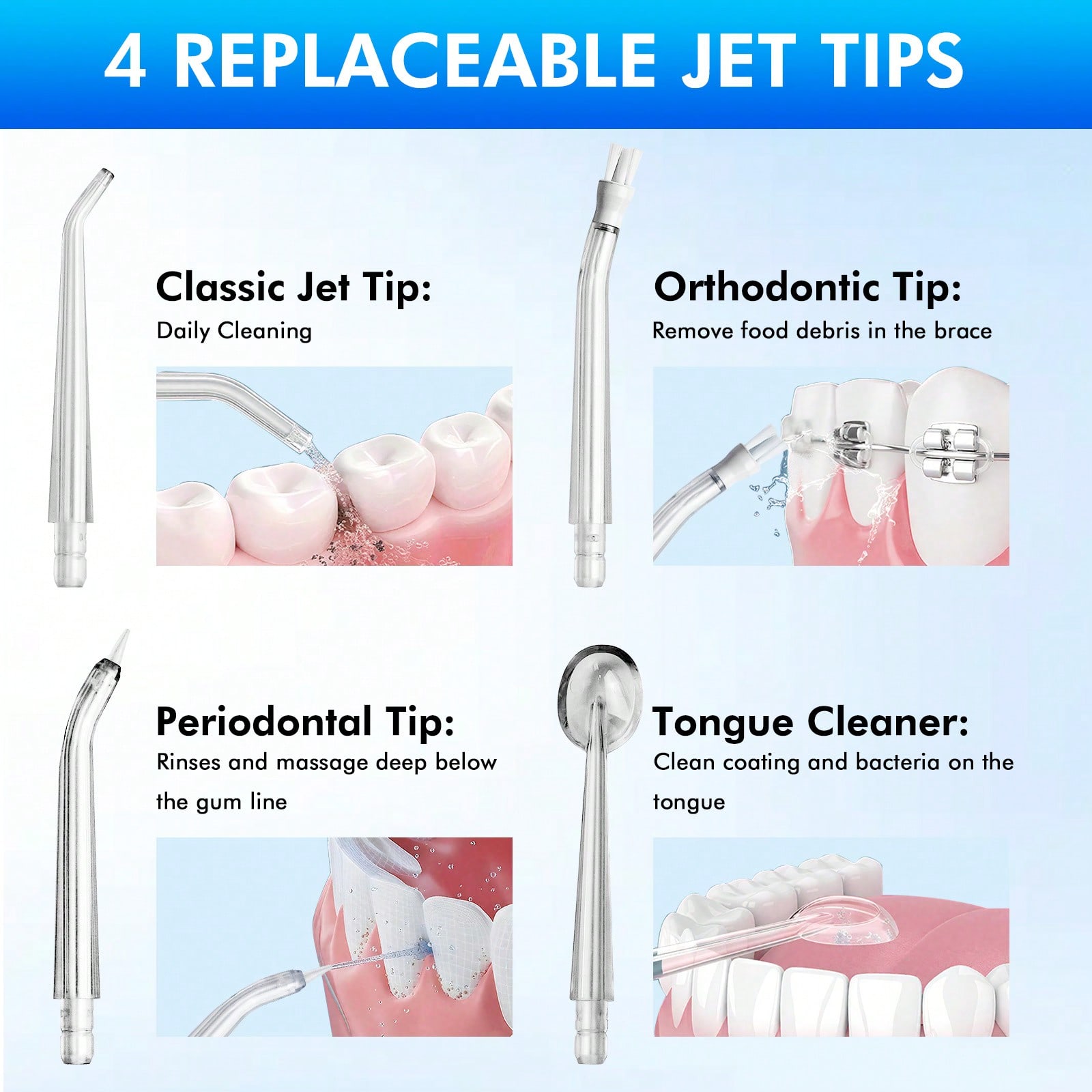 Pembersih Gigi Elektrik Dengan - Oral Irrigator Flosser ulasan dan harga