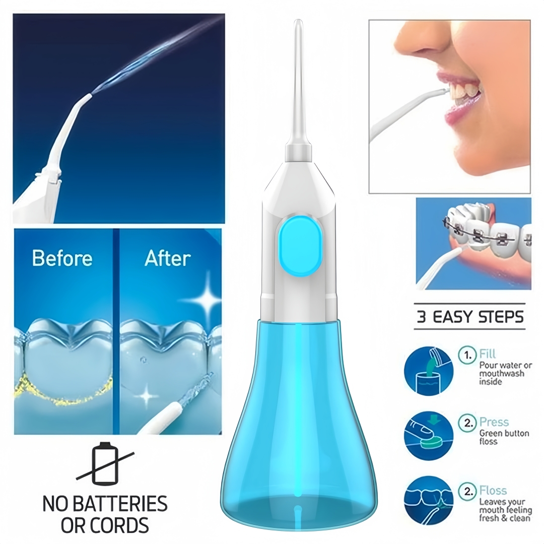 110ML/140ML Flosser Air Berten - Oral Irrigator Flosser ulasan dan harga