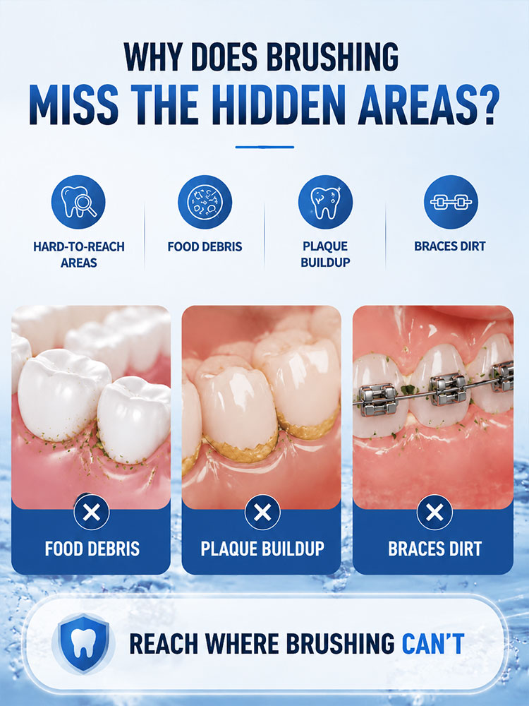 Irigator Oral Portabel dengan  - Oral Irrigator Flosser ulasan dan harga